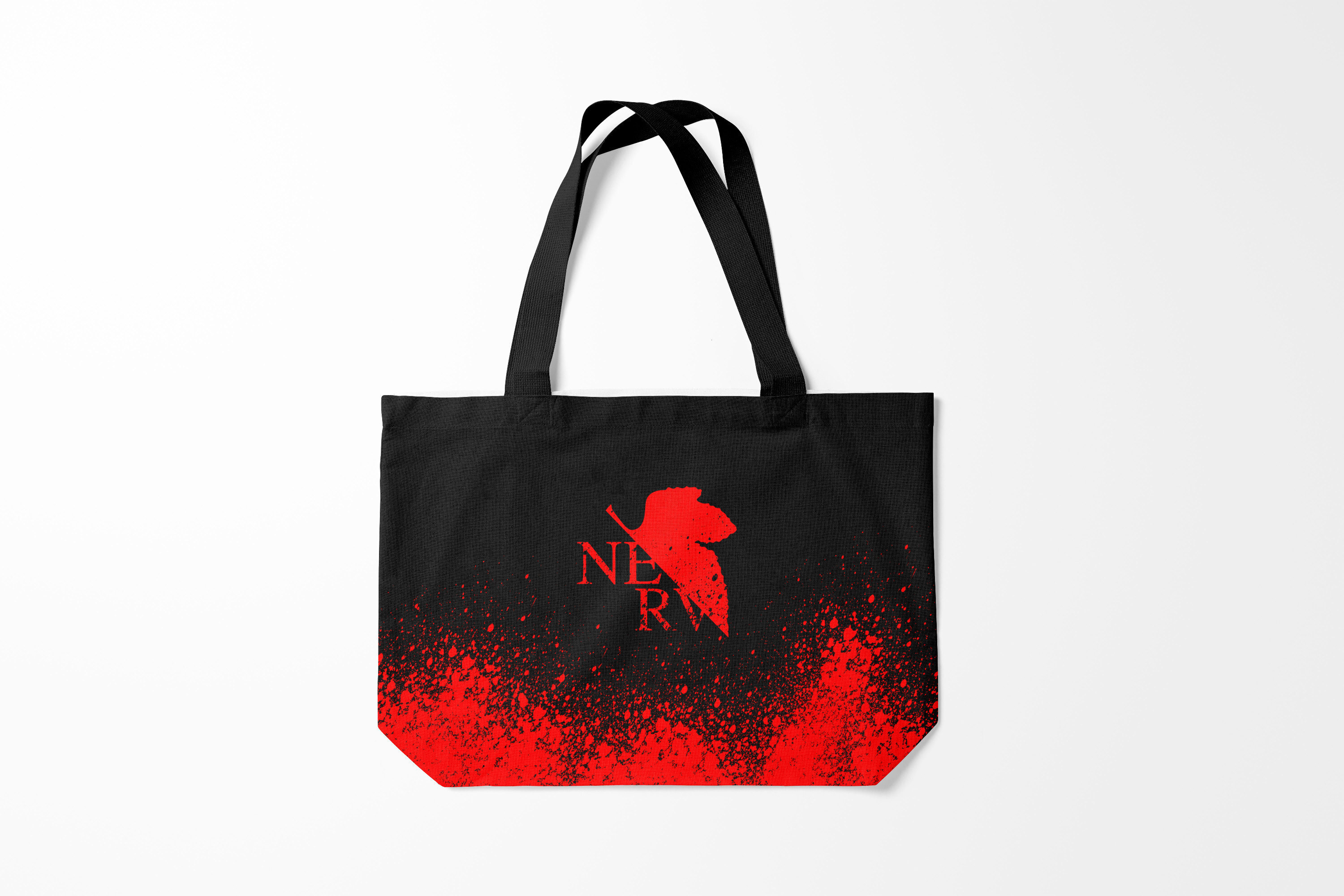 

Сумка шoппер унисекс Burnettie Евангелион EVANGELION NERV, черный, Евангелион EVANGELION NERV