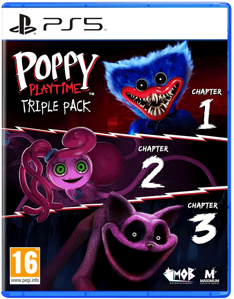 

Игра Poppy Playtime Triple Pack (PlayStation 5, русские субтитры), Poppy Playtime Triple Pack
