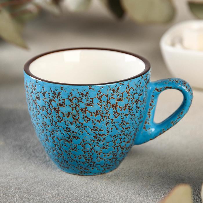 фото Кофейная чашка splash, 110 мл, цвет голубой wilmax