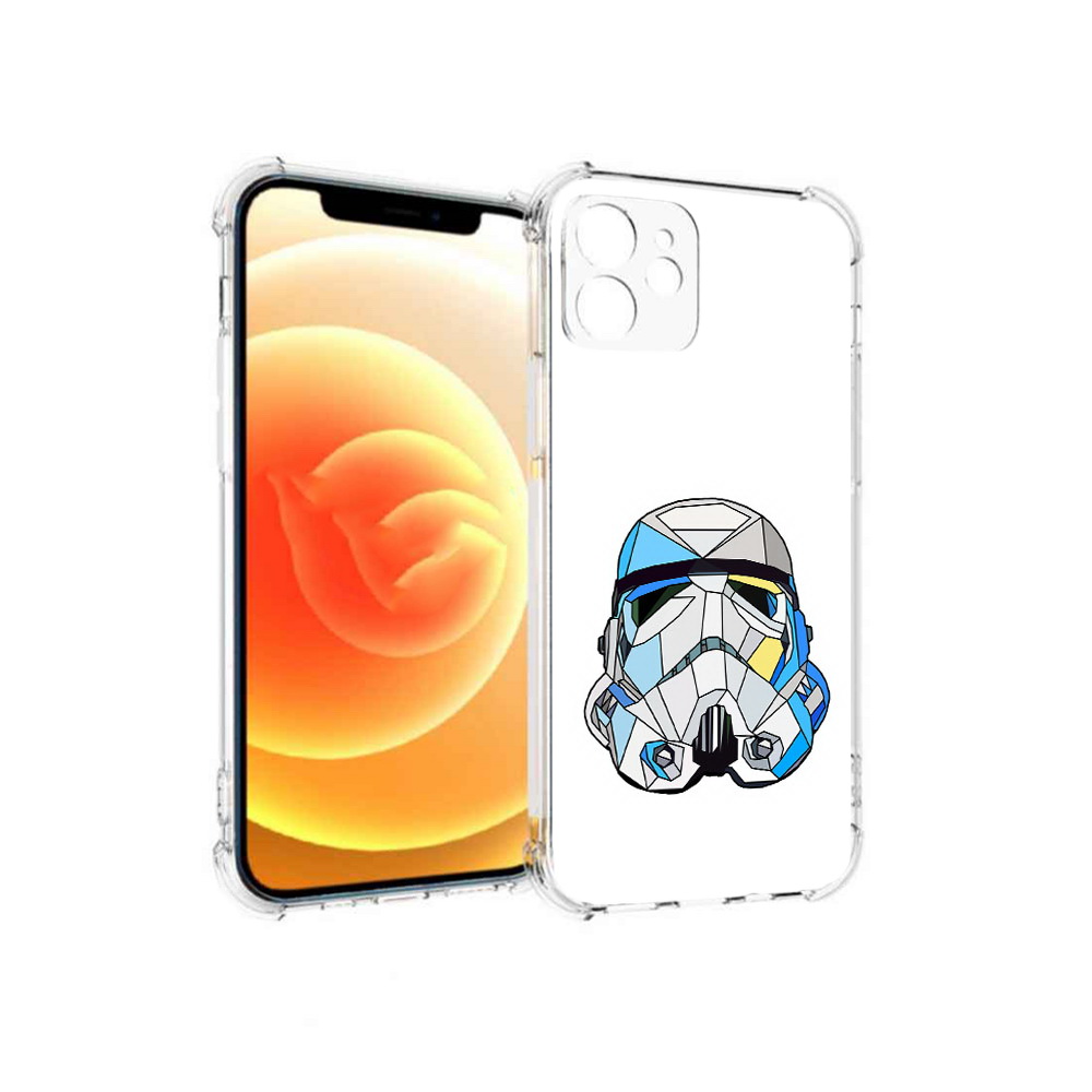 

Чехол MyPads Tocco для Apple iPhone 12 star wars дарт вейдер (PT157543.607.22), Прозрачный, Tocco