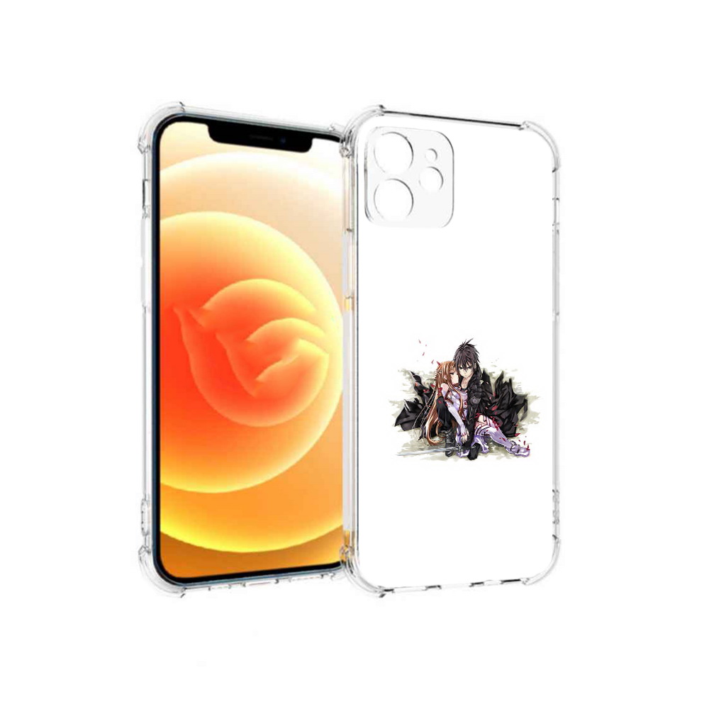 

Чехол MyPads Tocco для Apple iPhone 12 аниме асуна (PT157543.607.222), Прозрачный, Tocco