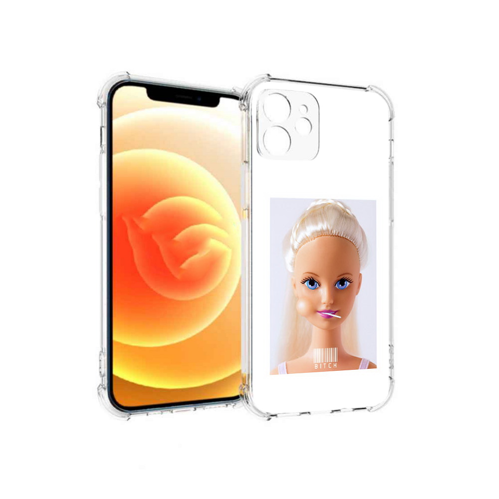 

Чехол MyPads Tocco для Apple iPhone 12 барби (PT157543.607.226), Прозрачный, Tocco