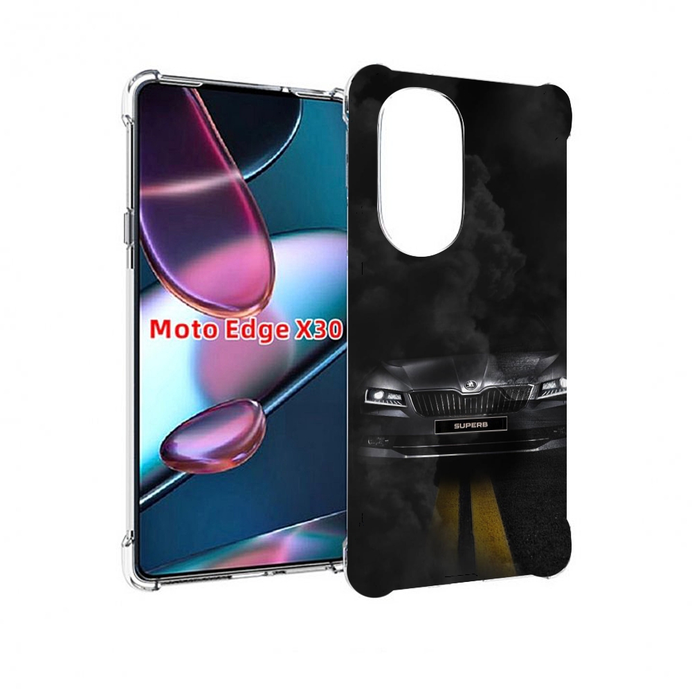 

Чехол MyPads skoda шкода 1 для Motorola Moto Edge X30, Прозрачный, Tocco