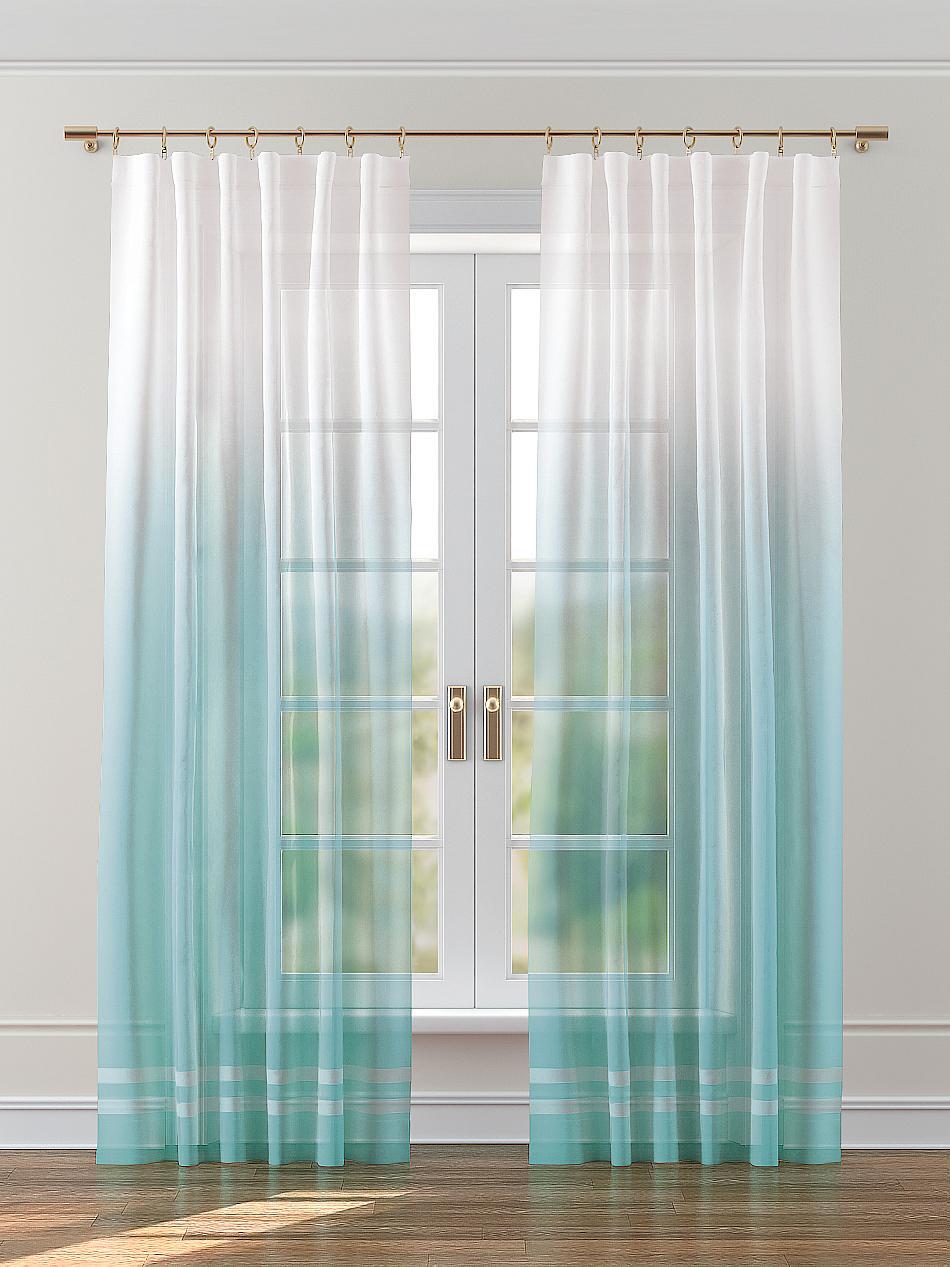 

Тюль для комнаты AT HOME / Вуаль 150х260 см / Силиот (мятный), 972063