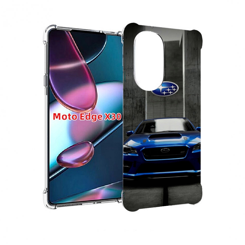 

Чехол MyPads subaru субару 1 мужской для Motorola Moto Edge X30, Прозрачный, Tocco