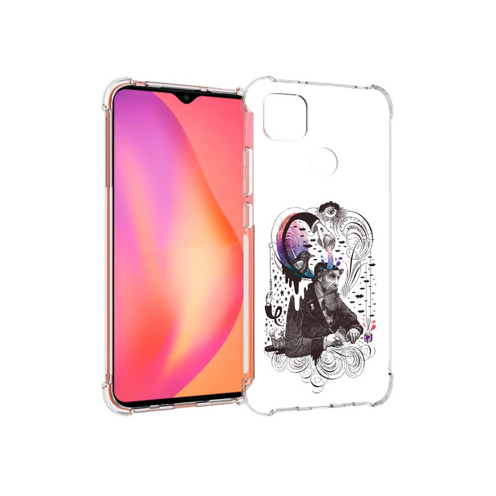 

Чехол MyPads Tocco для Xiaomi Redmi 9C абстракция думающий мужчина (PT152115.265.210), Прозрачный, Tocco