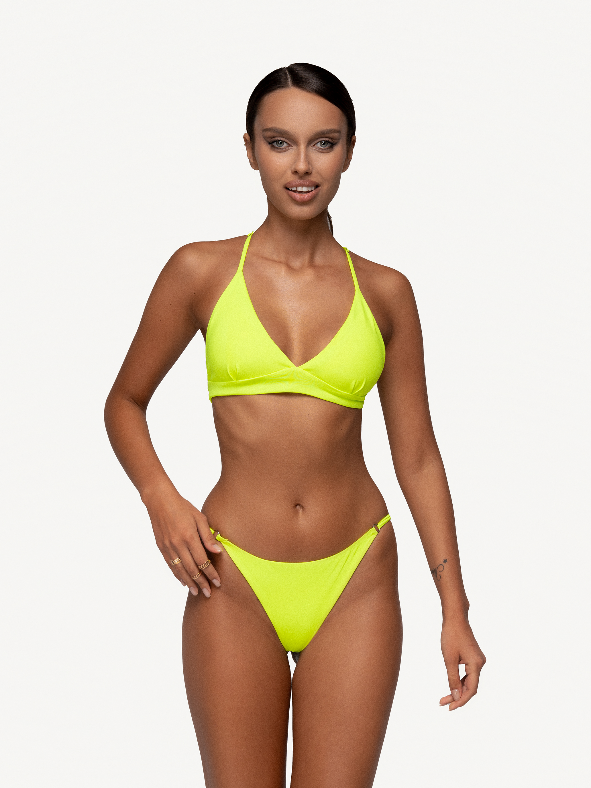 

Купальник раздельный женский Balibikini Мэгги ПРО желтый XL, Мэгги ПРО