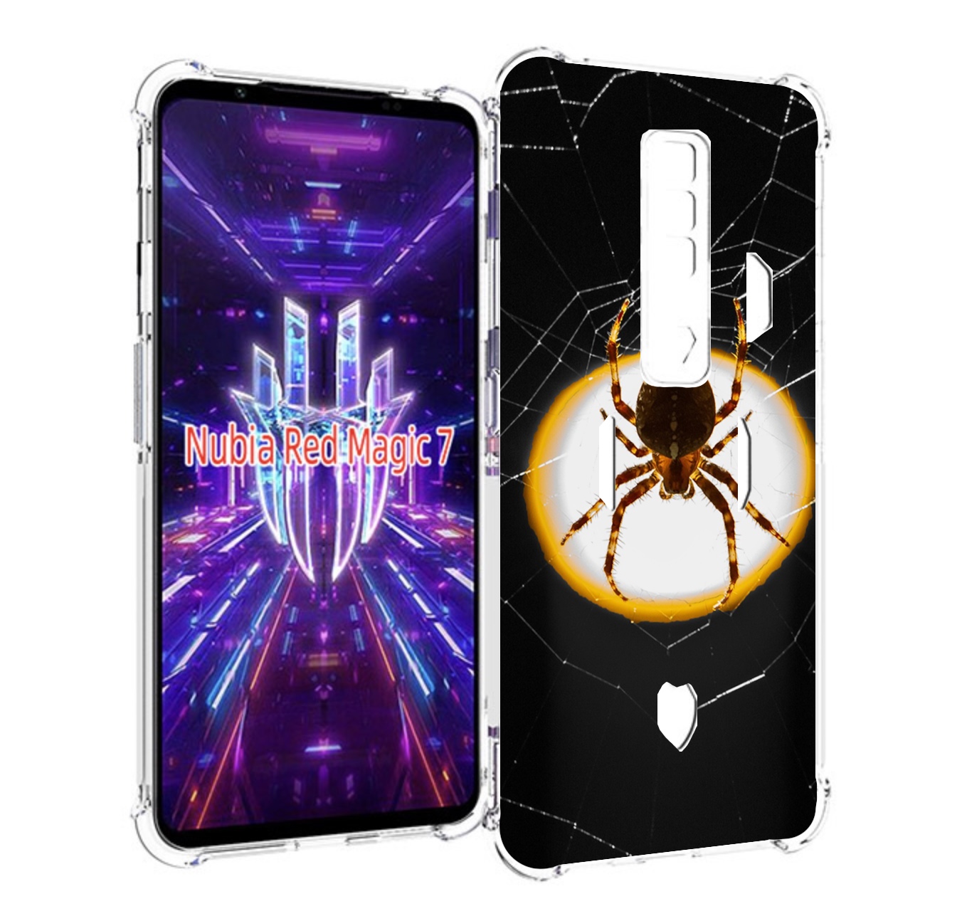 

Чехол MyPads паук-с-паутинкой для ZTE Nubia Red Magic 7, Прозрачный, Tocco