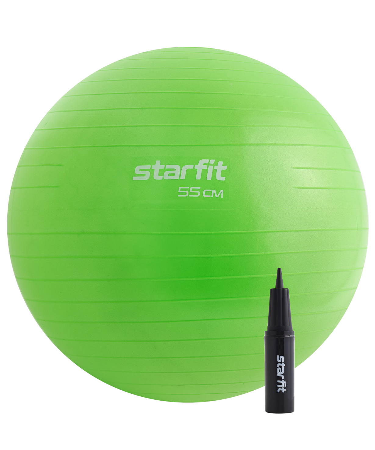 фото Мяч starfit core зеленый, 55 см