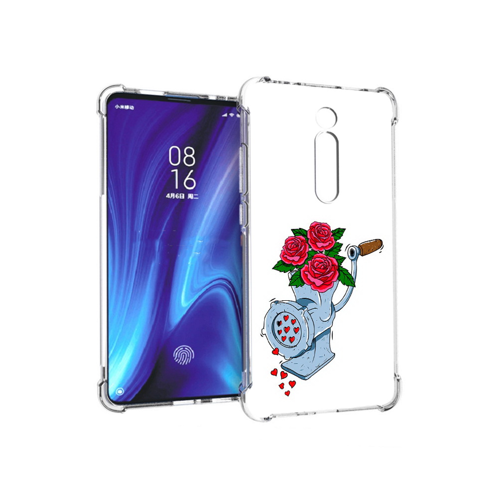 Чехол MyPads Tocco для Xiaomi Redmi K20 Цветочные сердца (PT130504.291.199)