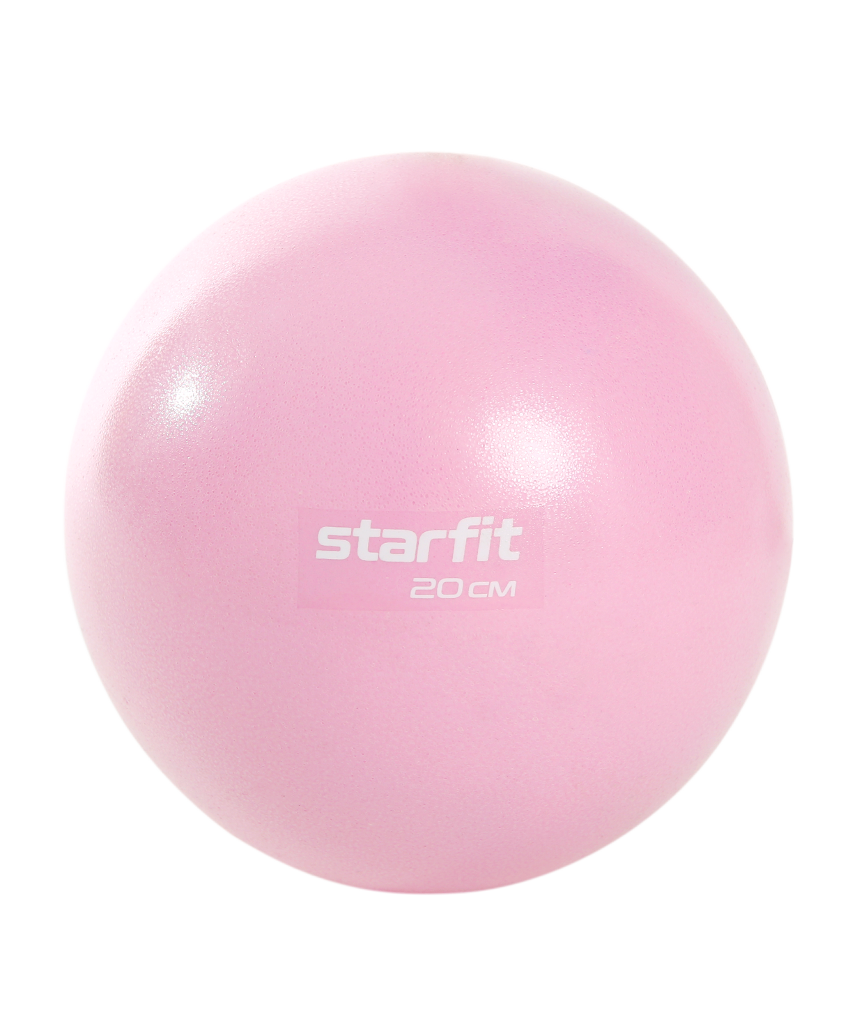 фото Мяч для пилатеса starfit core gb-902 20 см, розовый пастель