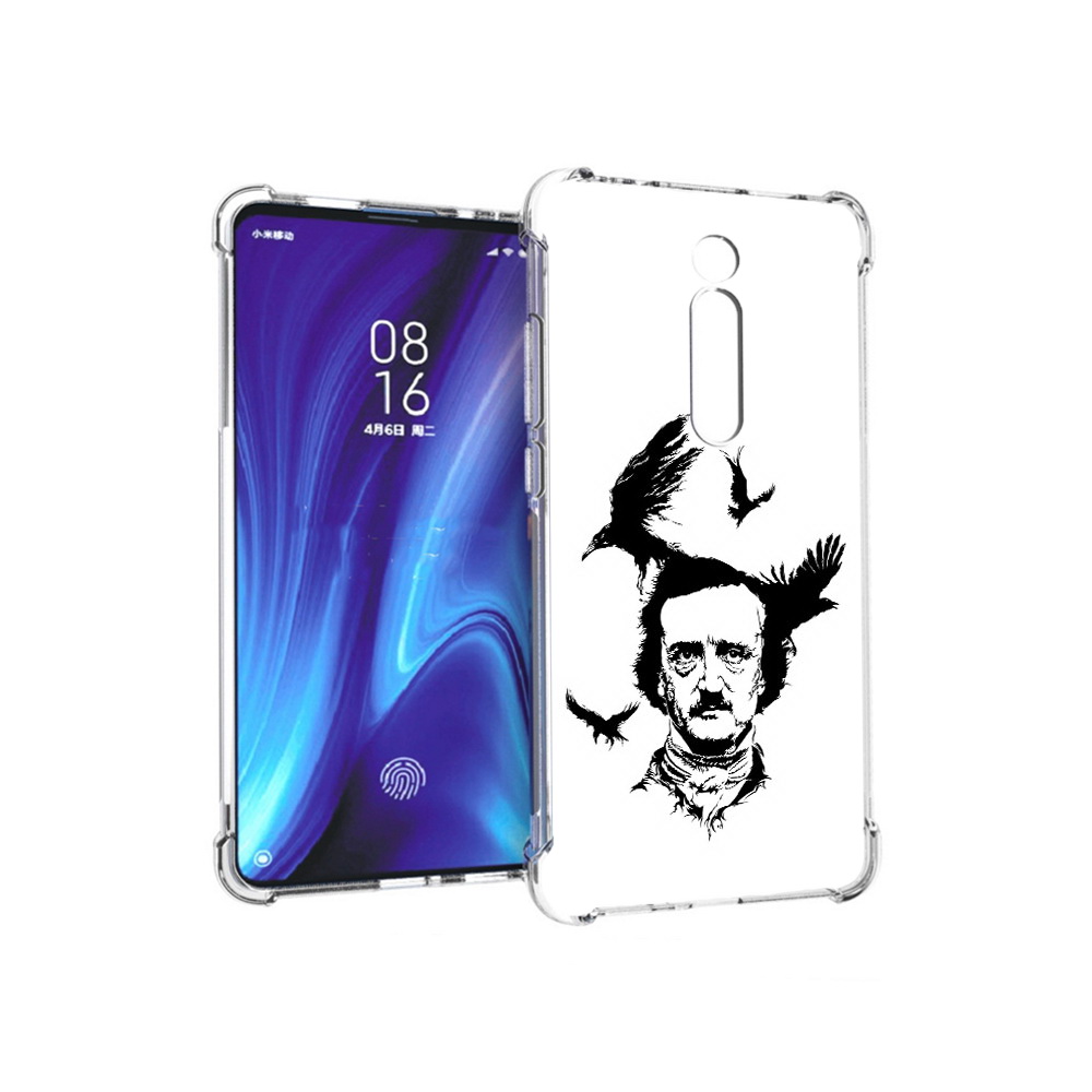 

Чехол MyPads Tocco для Xiaomi Redmi K20 Эдгар Аллан черно белый (PT130504.291.204), Прозрачный, Tocco