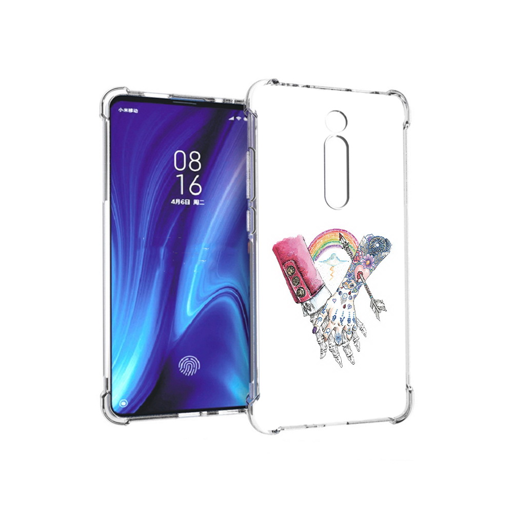 

Чехол MyPads Tocco для Xiaomi Redmi K20 абстракция руки в татуировках (PT130504.291.212), Прозрачный, Tocco