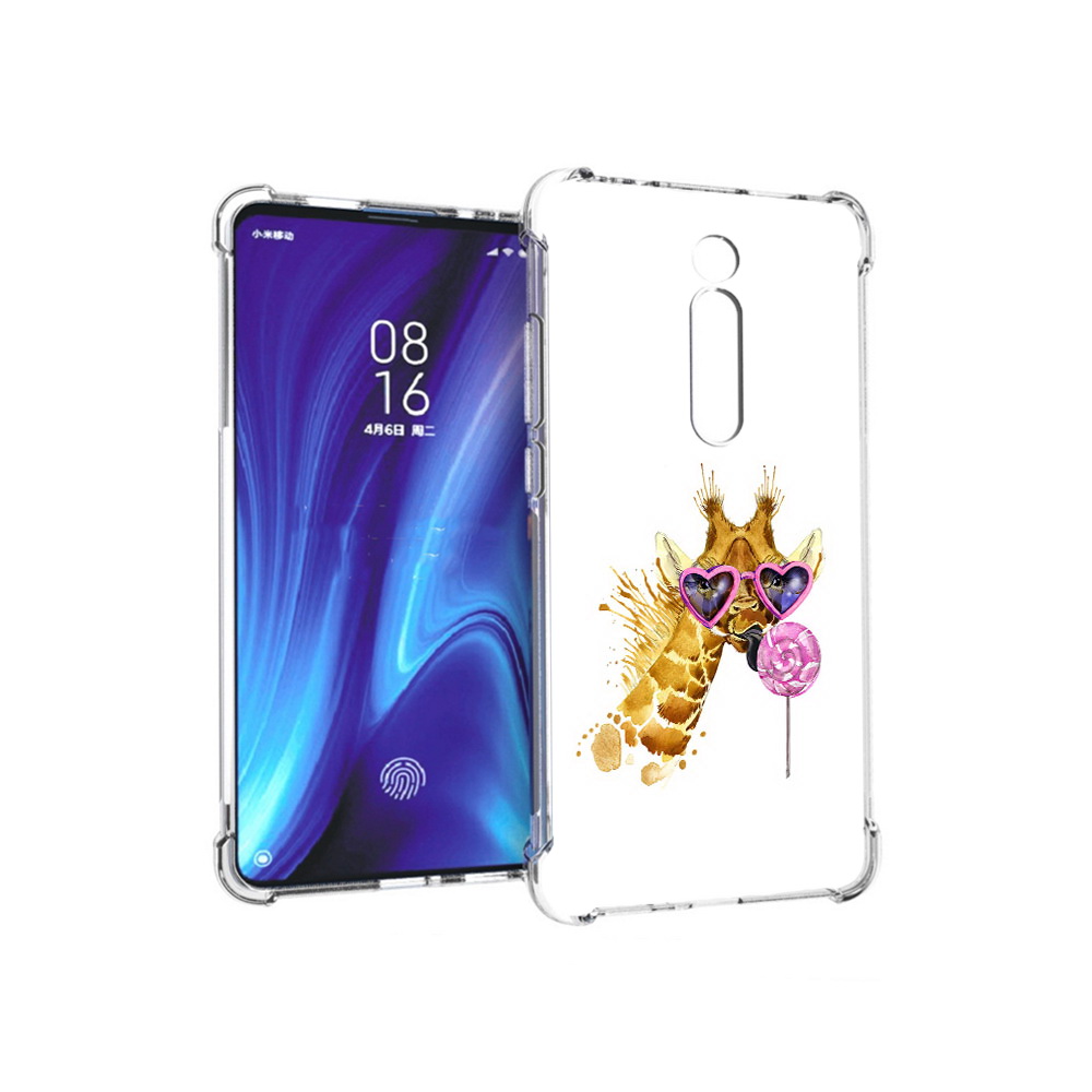 

Чехол MyPads Tocco для Xiaomi Redmi K20 акварельный жираф (PT130504.291.217), Прозрачный, Tocco