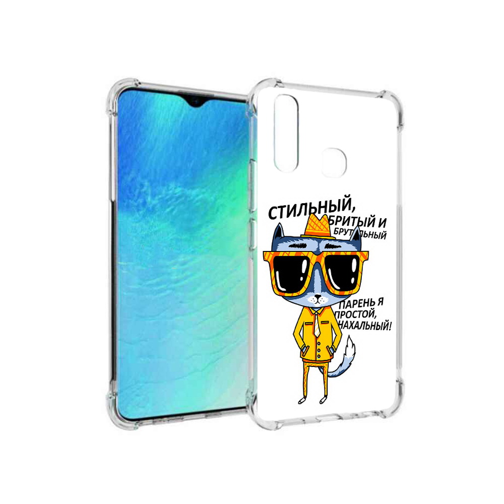 

Чехол MyPads Tocco для Vivo Y19 стильный кот (PT140444.419.625), Прозрачный, Tocco