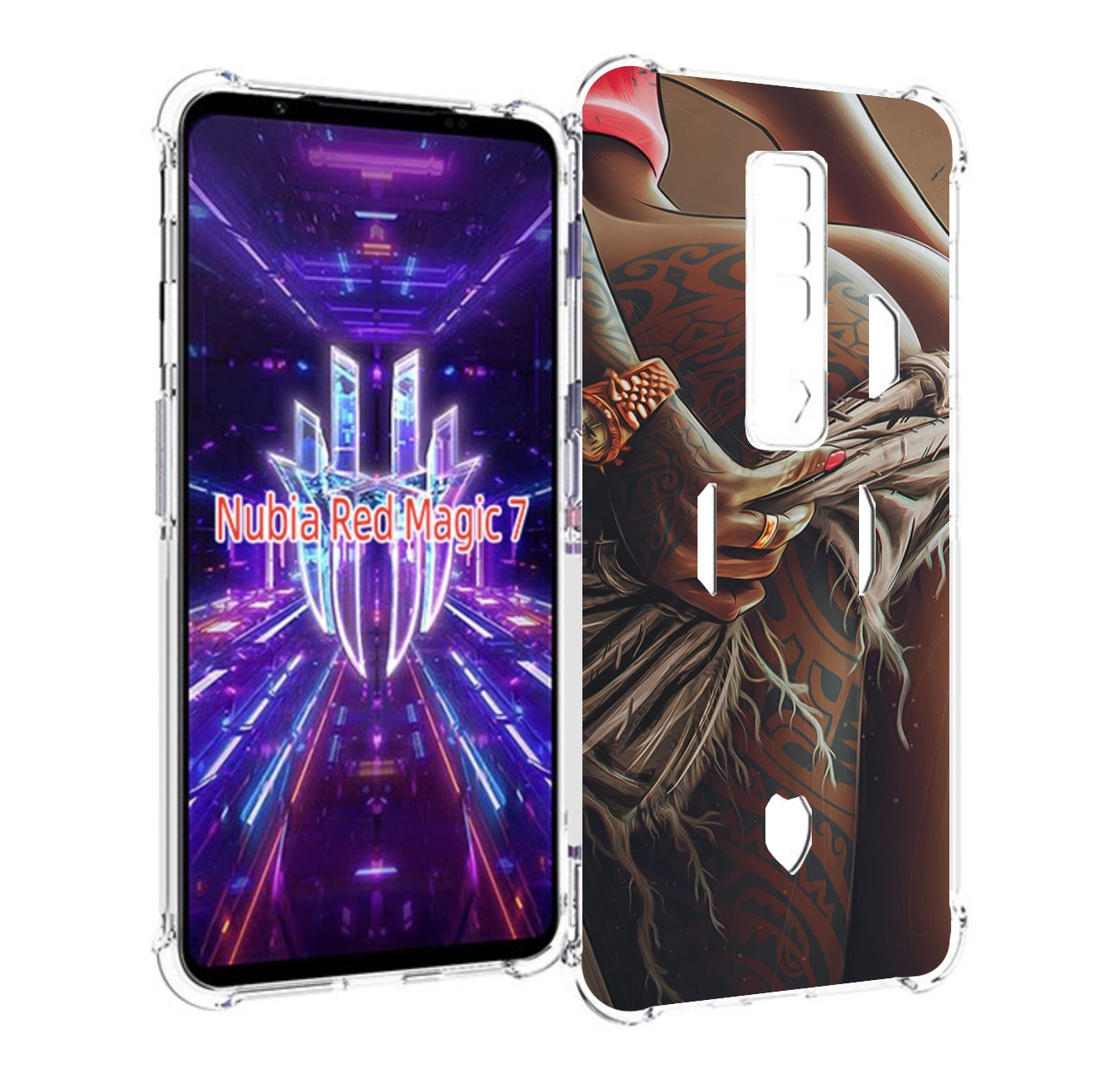 Чехол MyPads полуголая девушка фотография женский для ZTE Nubia Red Magic 7
