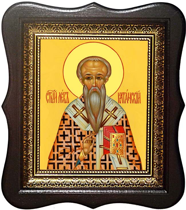 

Лев Катанский Святитель. Икона на холсте.