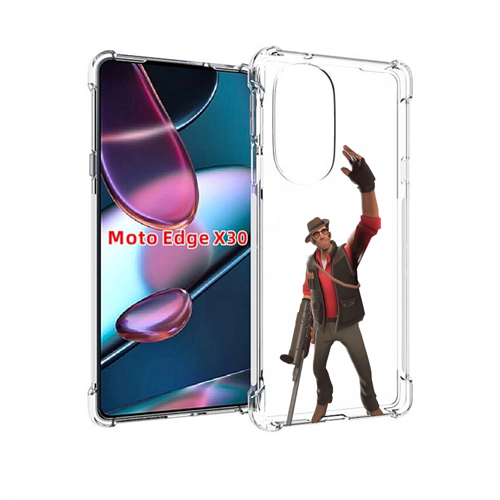 

Чехол MyPads team-fortress-2 для Motorola Moto Edge X30, Прозрачный, Tocco