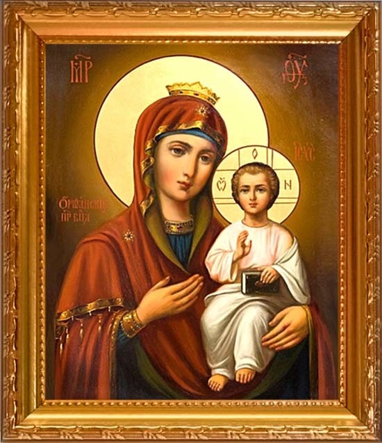 

Оршанская икона Божьей Матери на холсте.