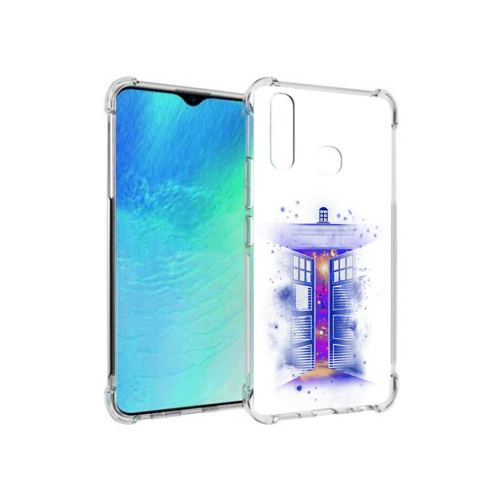 

Чехол MyPads Tocco для Vivo Y19 фиолетовый уголок абстракция (PT140444.419.659), Прозрачный, Tocco
