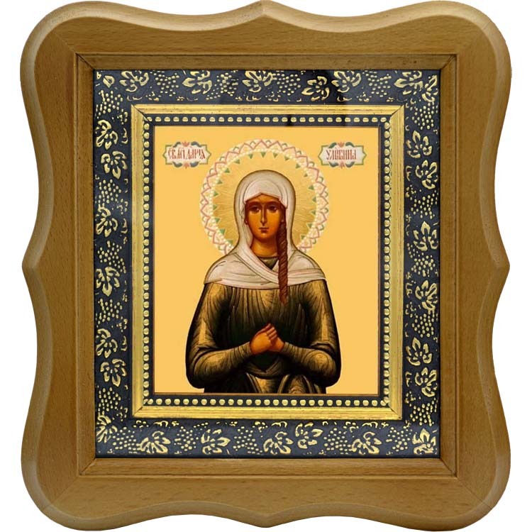 

Дария Улыбина мученица. Икона на холсте.