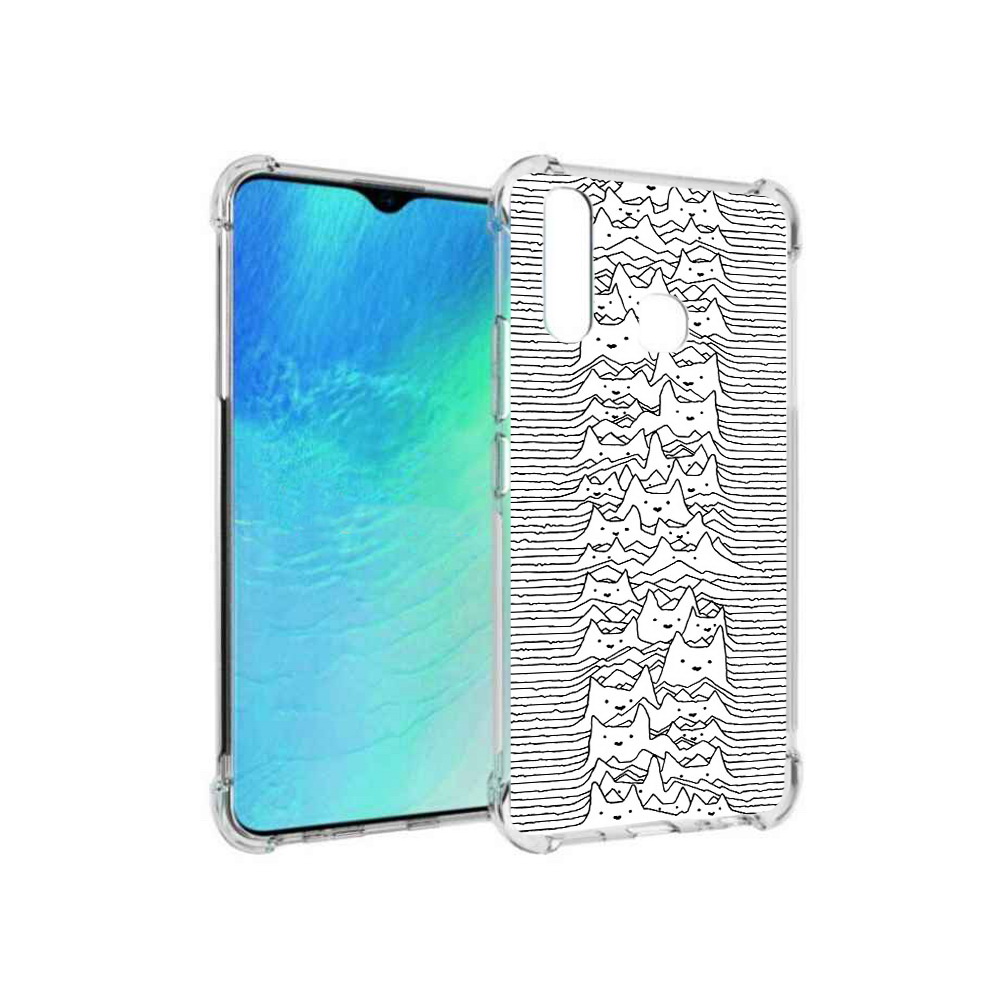 

Чехол MyPads Tocco для Vivo Y19 черно белые коты 3D (PT140444.419.682), Прозрачный, Tocco