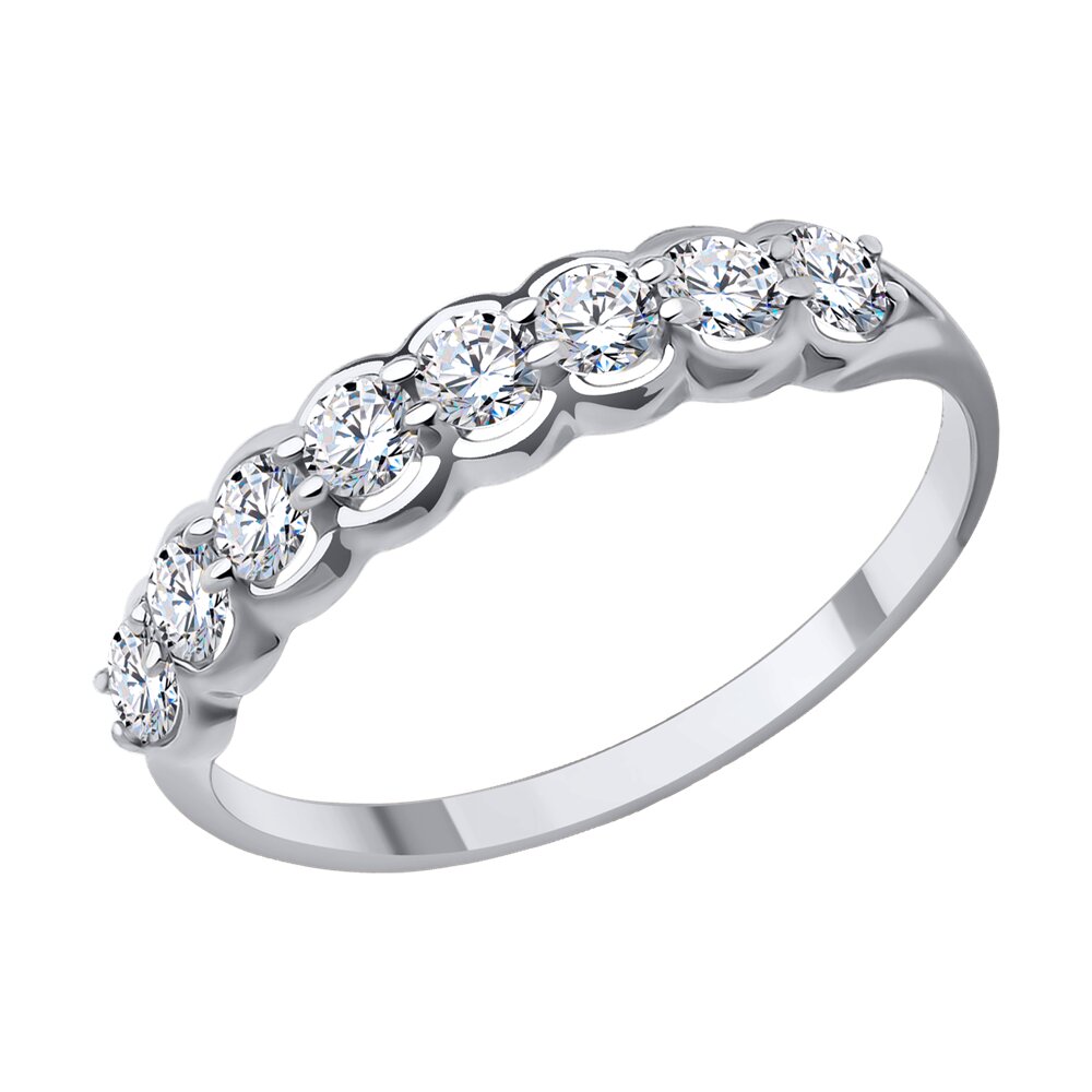 

Кольцо из золота р.  Diamant 52-110-01833-1, фианит, 52-110-01833-1