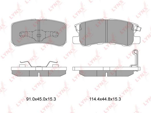 

Колодки торм.задн.CITROEN C-CROSSER 07=>, MITSUBISHI PAJERO 2.5-3.8 00=>/PAJERO SPORT 97=>