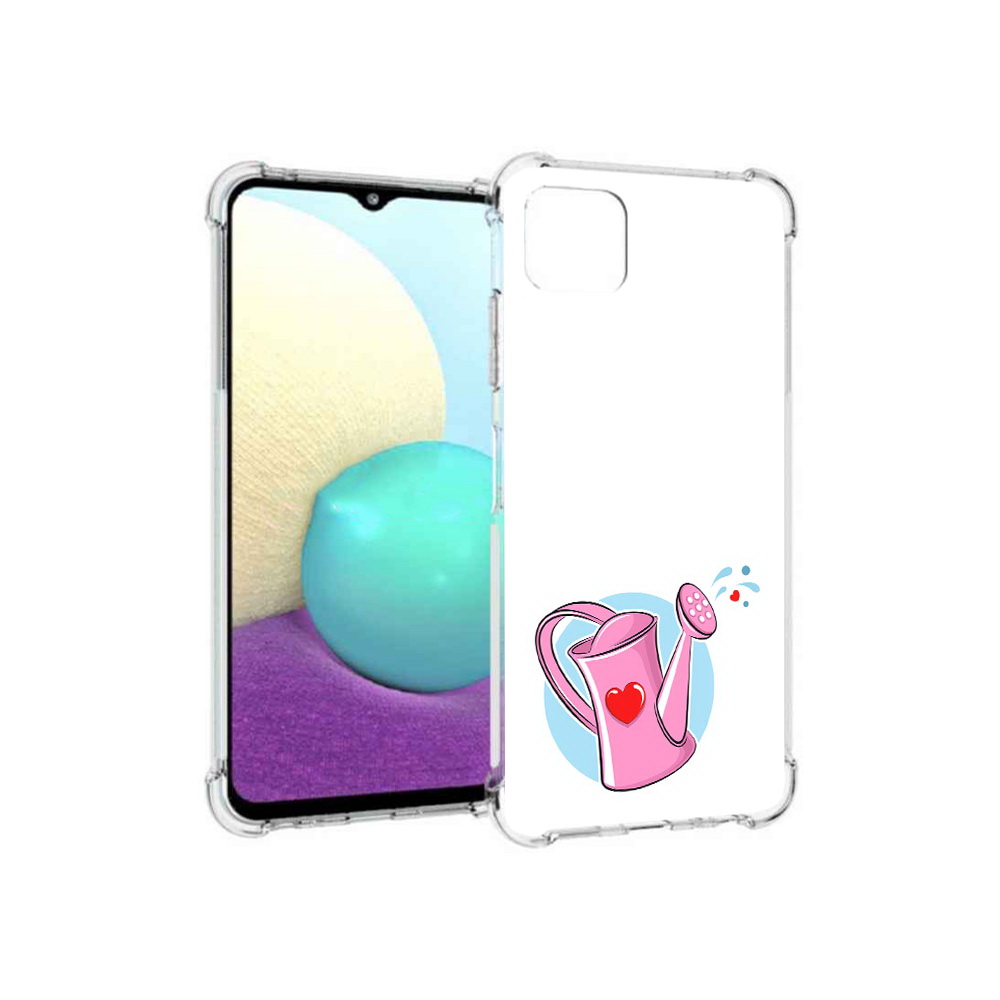 

Чехол MyPads Tocco для Samsung Galaxy A22s 5G Лейка любви 14 февраля (PT226906.544.103), Прозрачный, Tocco