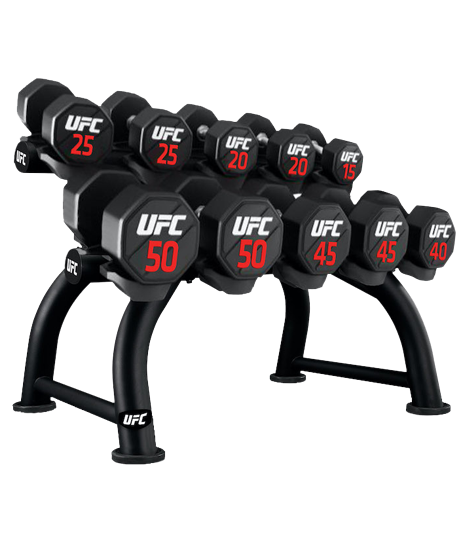 

Гантельный ряд UFC от 2 до 10 кг, 5 пар