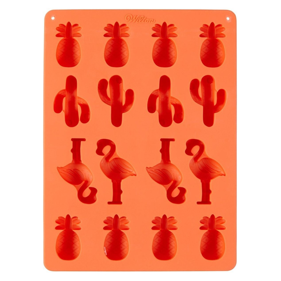 

Форма для приготовления конфет Wilton Тропики, 3 дизайна, 16 конфет, силикон