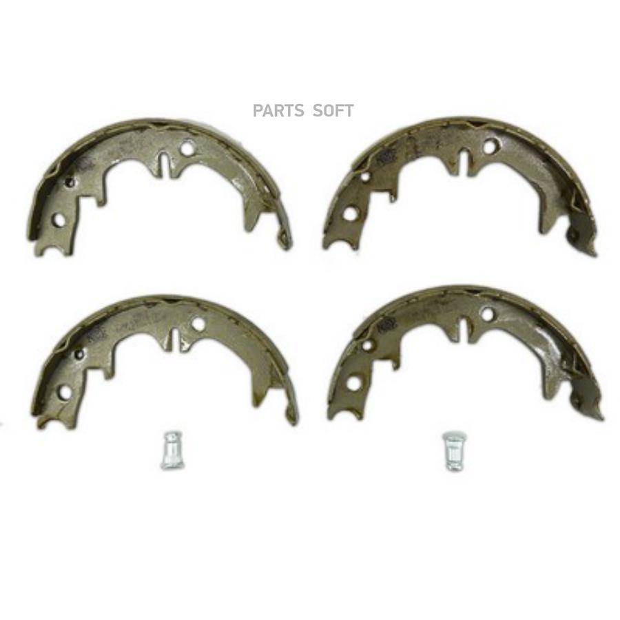 

Тормозные колодки NiBK стояночного тормоза FN0633