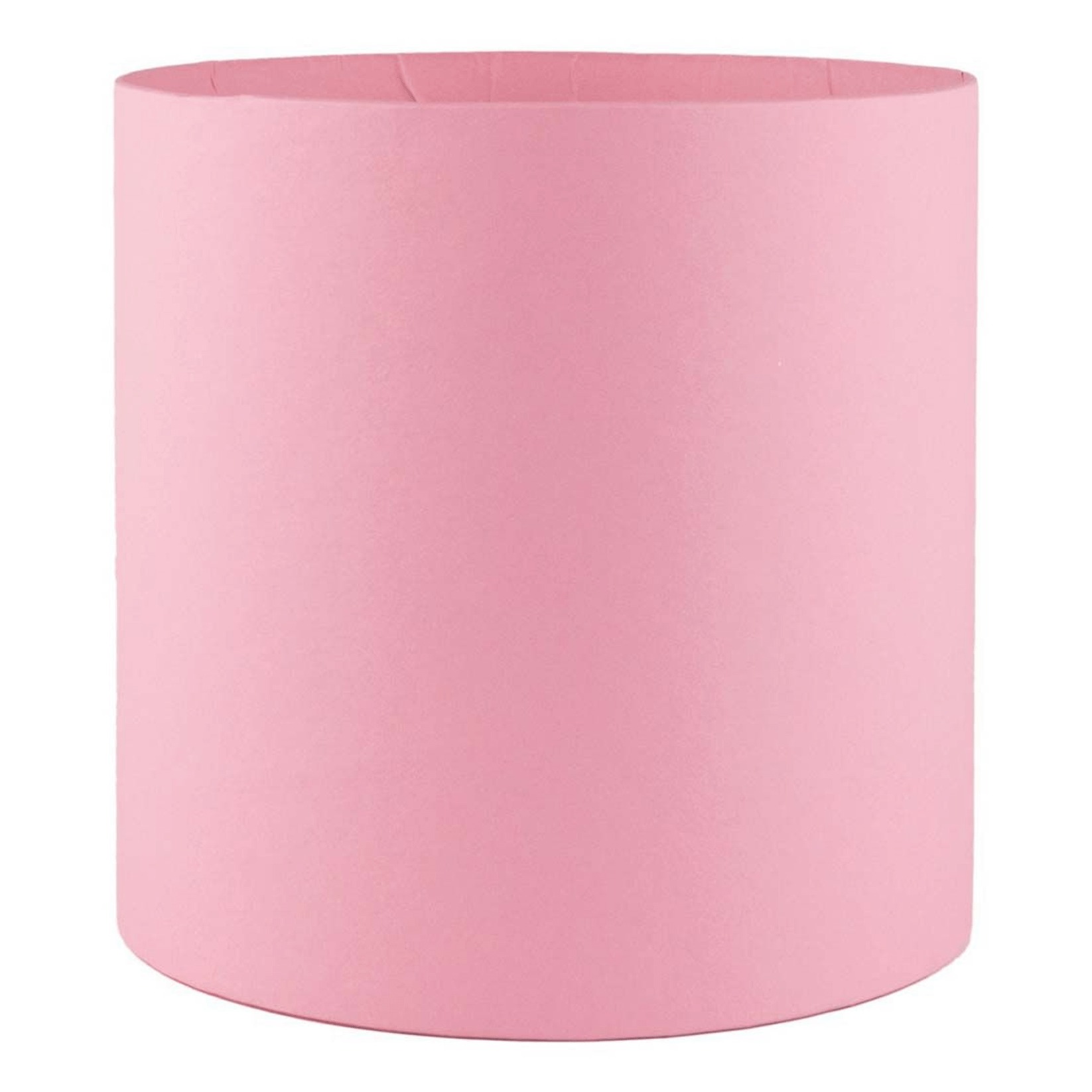 Коробка подарочная 18 x 18 см Азалия Декор круглая без крышки розовая