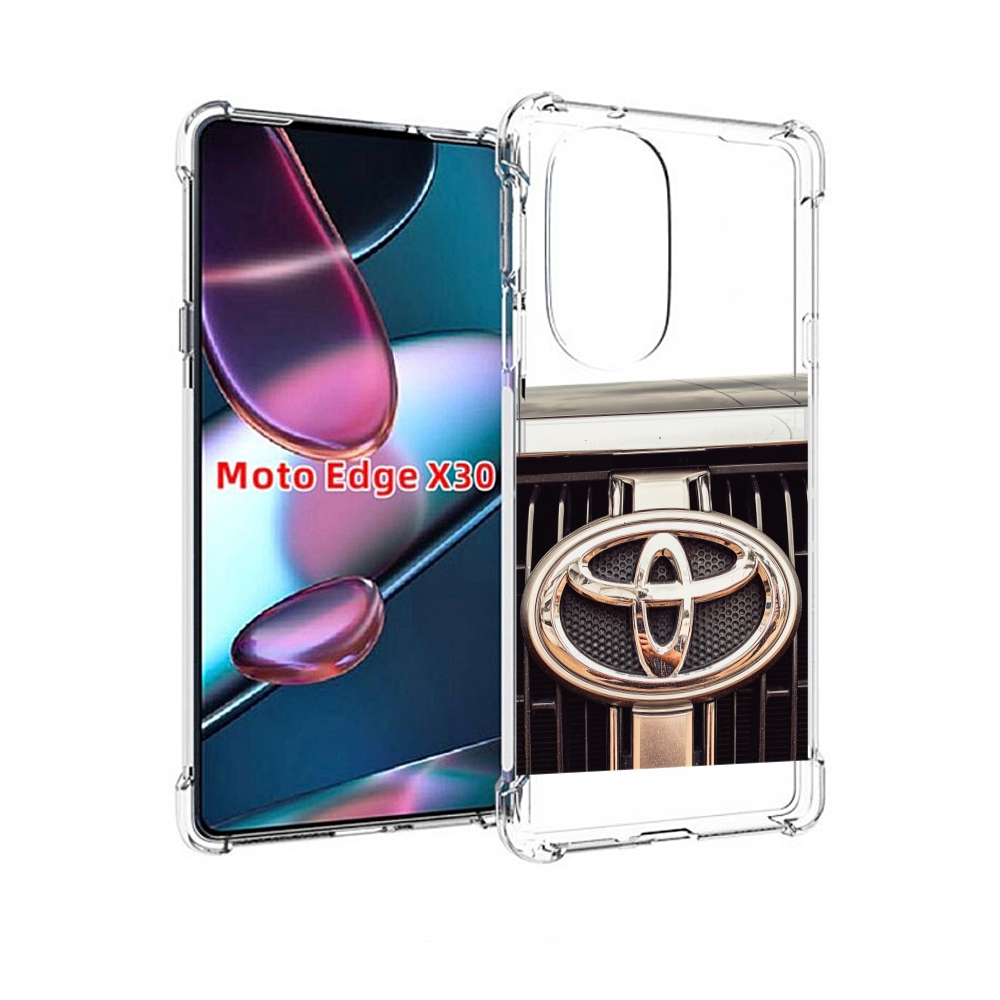 

Чехол MyPads toyota тоиота 3 для Motorola Moto Edge X30, Прозрачный, Tocco