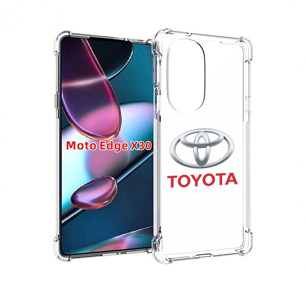 

Чехол MyPads toyota-тоиота-4 мужской для Motorola Moto Edge X30, Прозрачный, Tocco