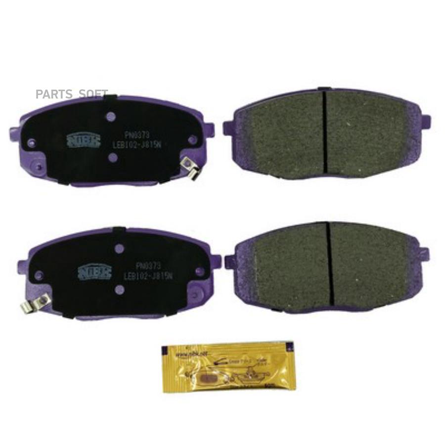 

Тормозные колодки NiBK дисковые PN0373