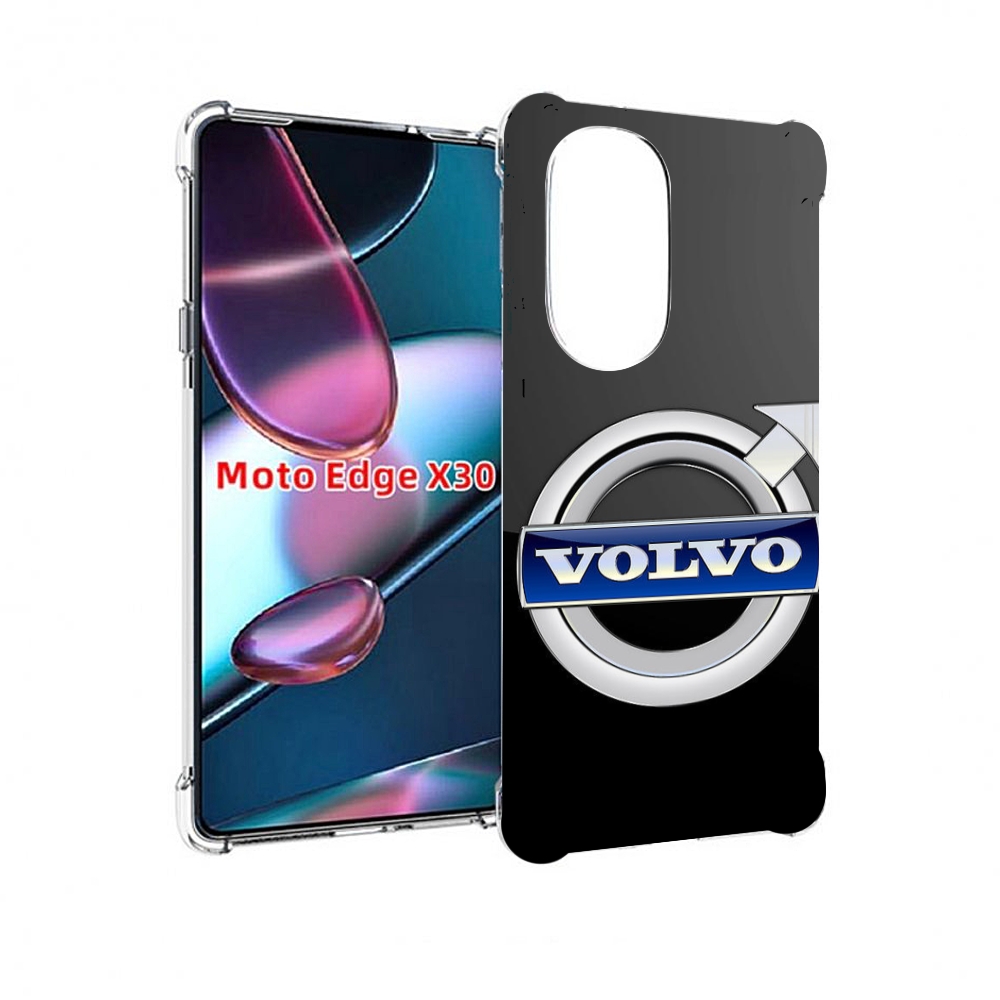 

Чехол MyPads volco вольво 2 мужской для Motorola Moto Edge X30, Прозрачный, Tocco