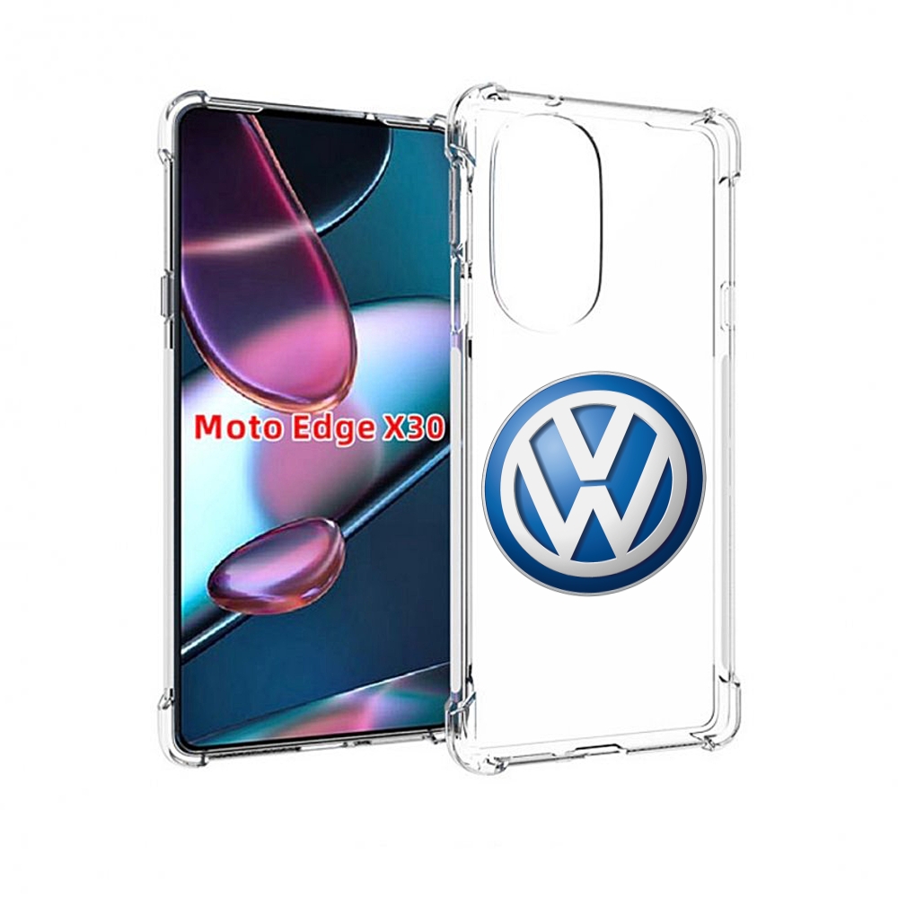 

Чехол MyPads volkswagen мужской для Motorola Moto Edge X30, Прозрачный, Tocco