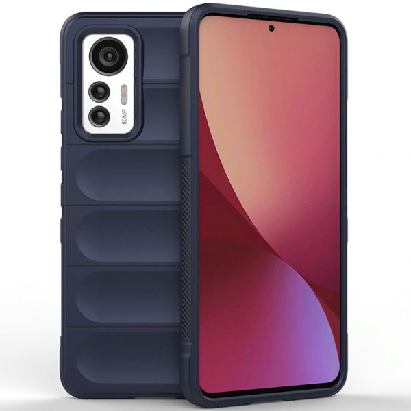

Чехол Epik Flex Silicone для Xiaomi Mi 12 Lite с защитой камеры и микрофиброй, Синий