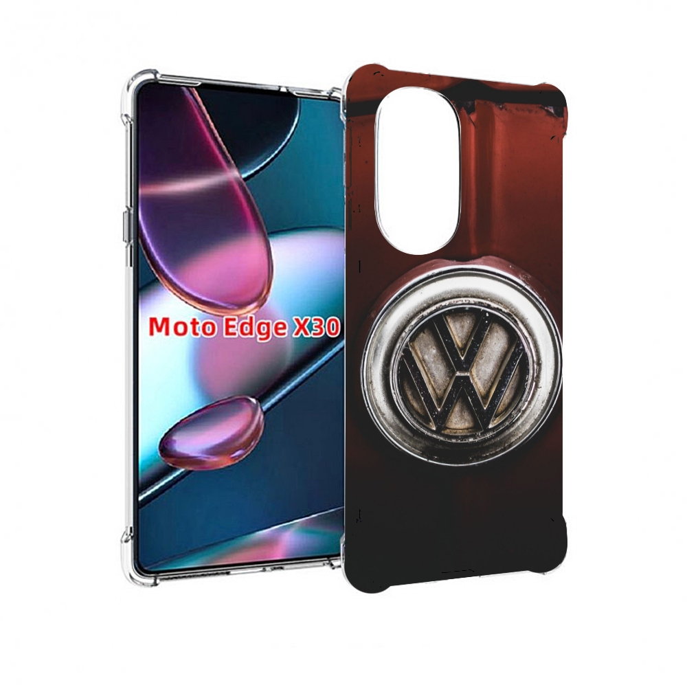 

Чехол MyPads volkwagen фольскваген 1 мужской для Motorola Moto Edge X30, Прозрачный, Tocco