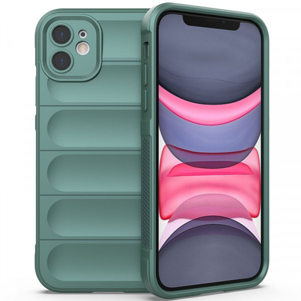 Противоударный чехол Epik Flex Silicone для iPhone 11 с защитой камеры и микрофиброй