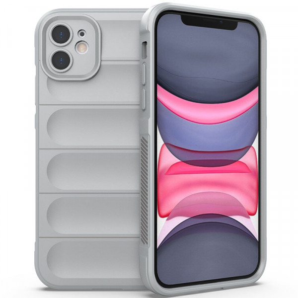 Противоударный чехол Epik Flex Silicone для iPhone 11 с защитой камеры и микрофиброй
