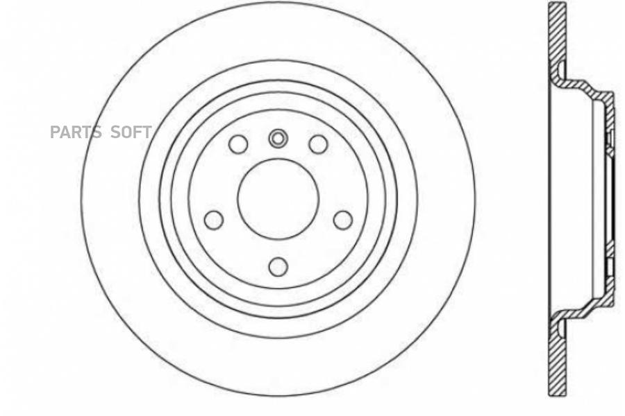 

Диск тормозной MERCEDES ML (W166) задний (1шт.) NIBK