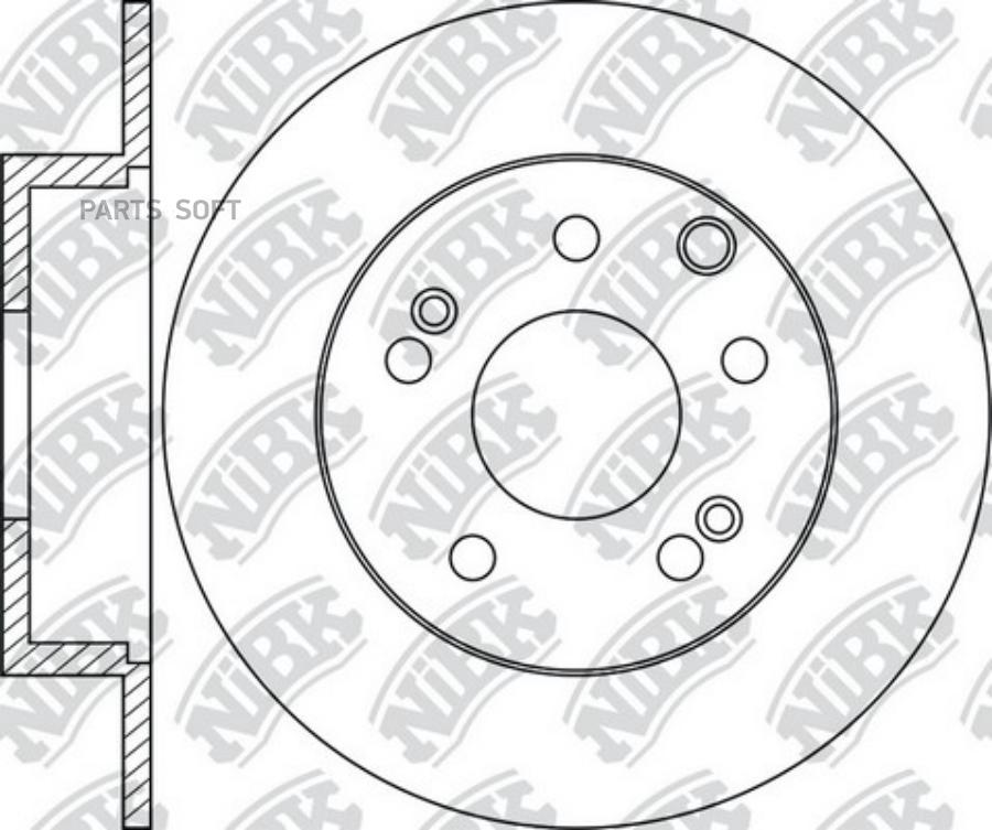 

Диск тормозной HYUNDAI Tucson (15-) KIA Sportage (15-) задний (1шт.) NIBK