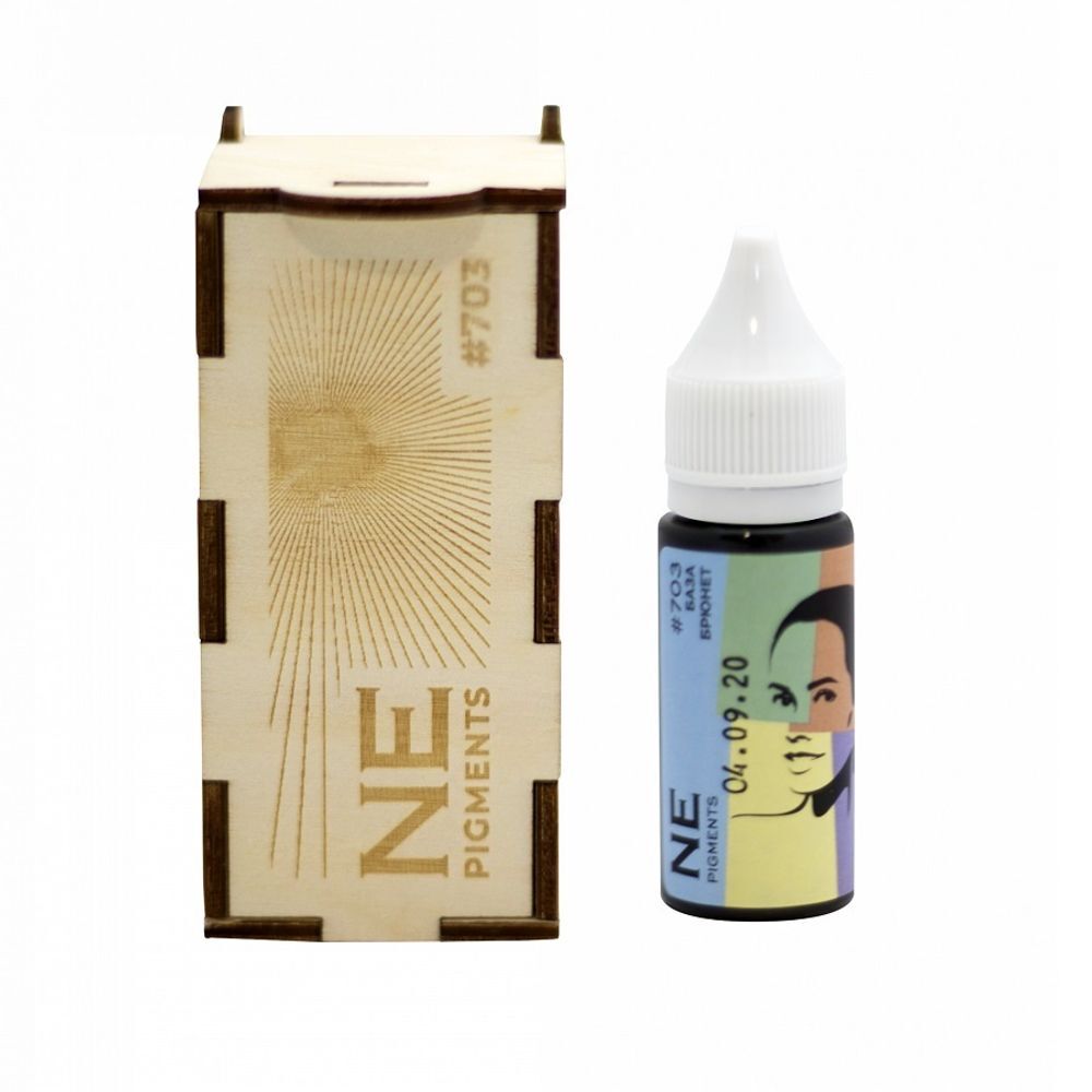 

Пигмент для бровей NE Pigments "База PRO брюнет" # 703, 15мл, База PRO брюнет 703