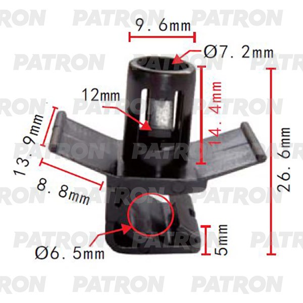 

Держатель Трубки, Электропроводка PATRON p372061