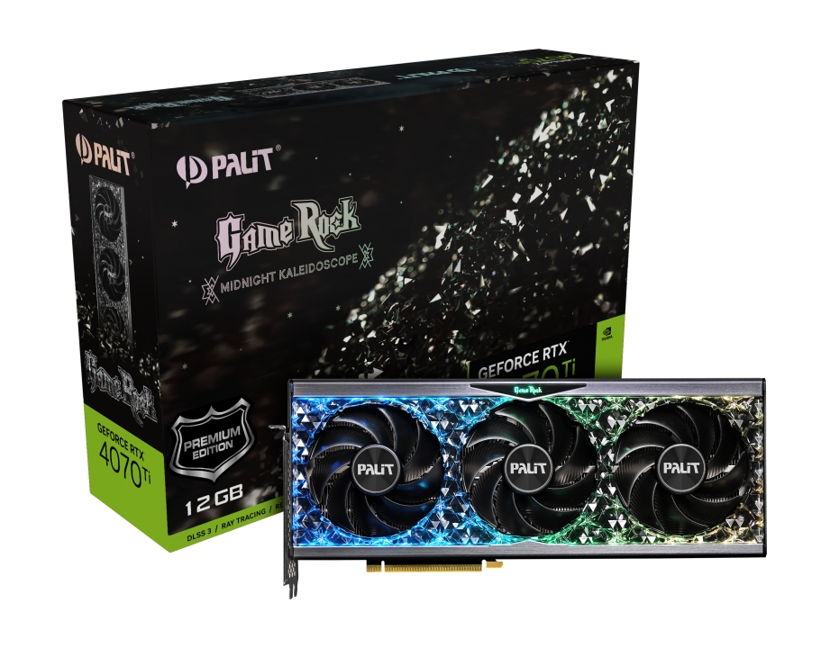 Видеокарта Palit NVIDIA GeForce RTX 4070 Ti GameRock Premium (NED407TS19K9-1045G)