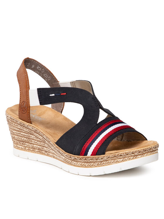 

Босоножки 619S6-14 Rieker синий 39 EU, 619S6-14