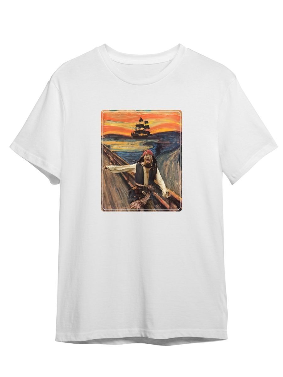 

Футболка унисекс СувенирShop Джек Воробей/Пираты карибского моря 6 белая 2XL (52-54), Белый, "Джек Воробей/Пираты карибского моря" 6