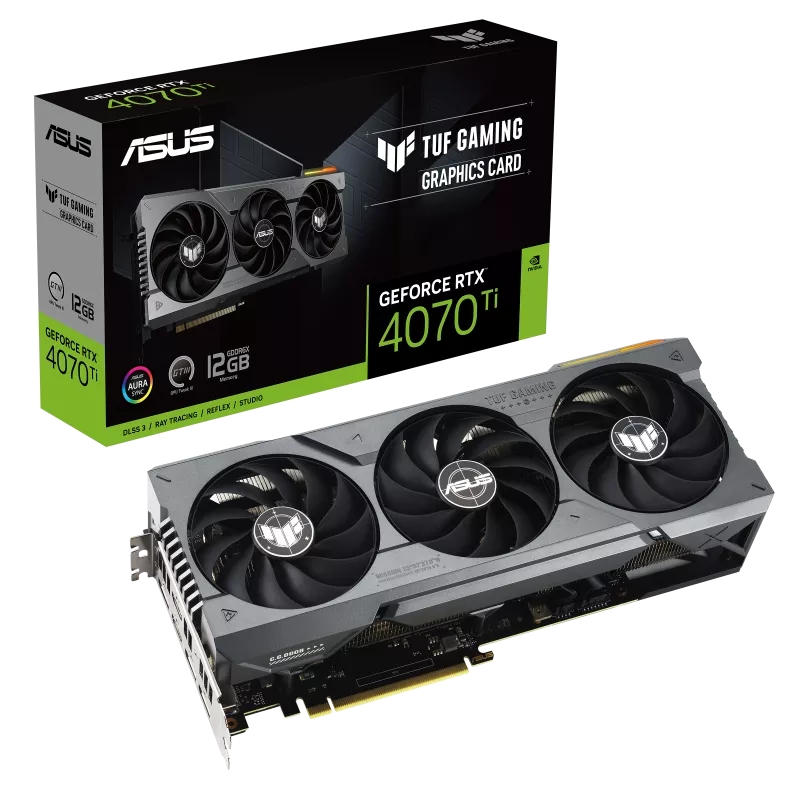 фото Видеокарта asus tuf gaming geforce rtx 4070 ti 12gb gddr6x